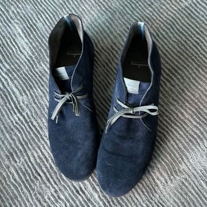 Ferragamo suede men boots